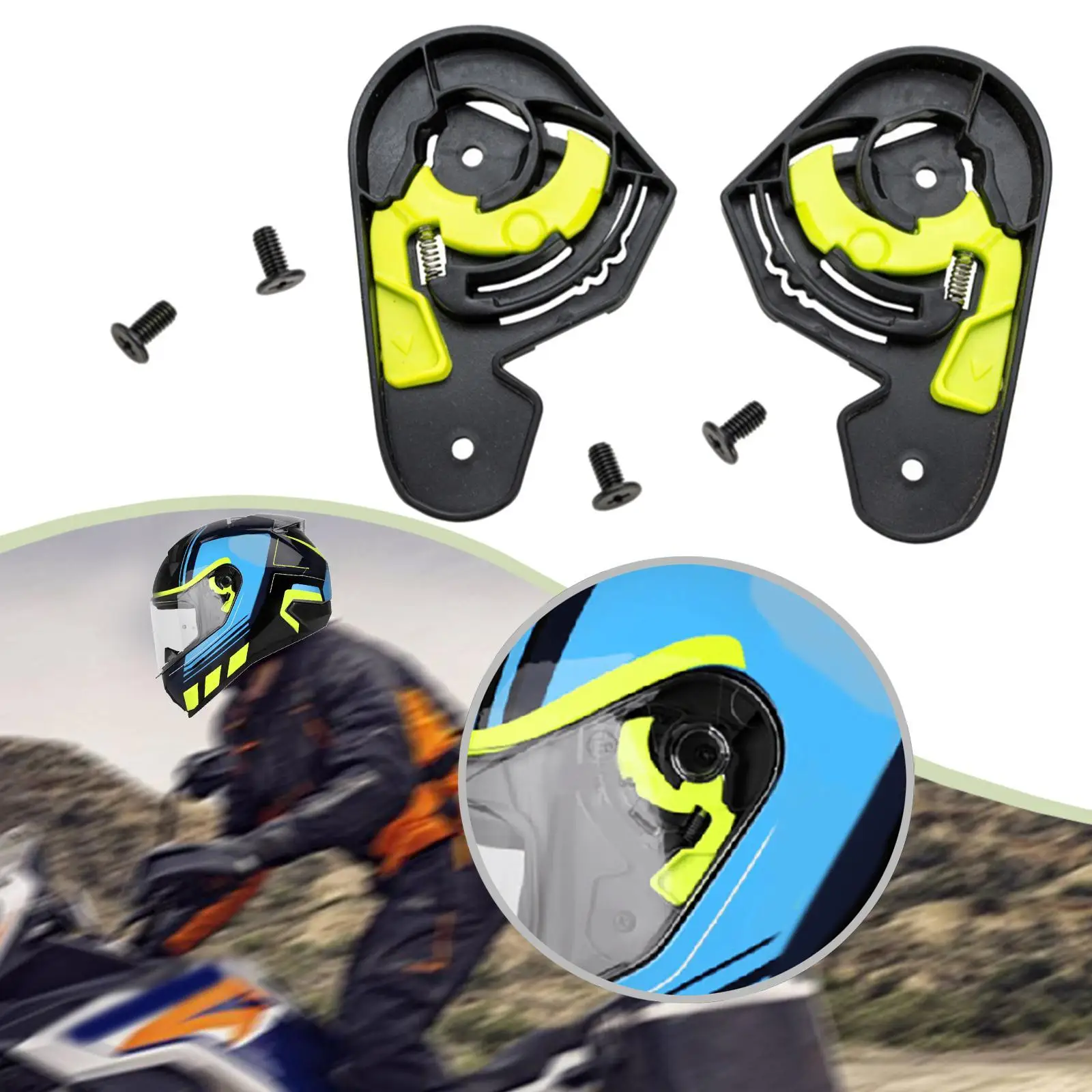 High Performance Helmet Visor Lens Base Accessories PC Durable Fit for Shaft 560 Motorcycle 5