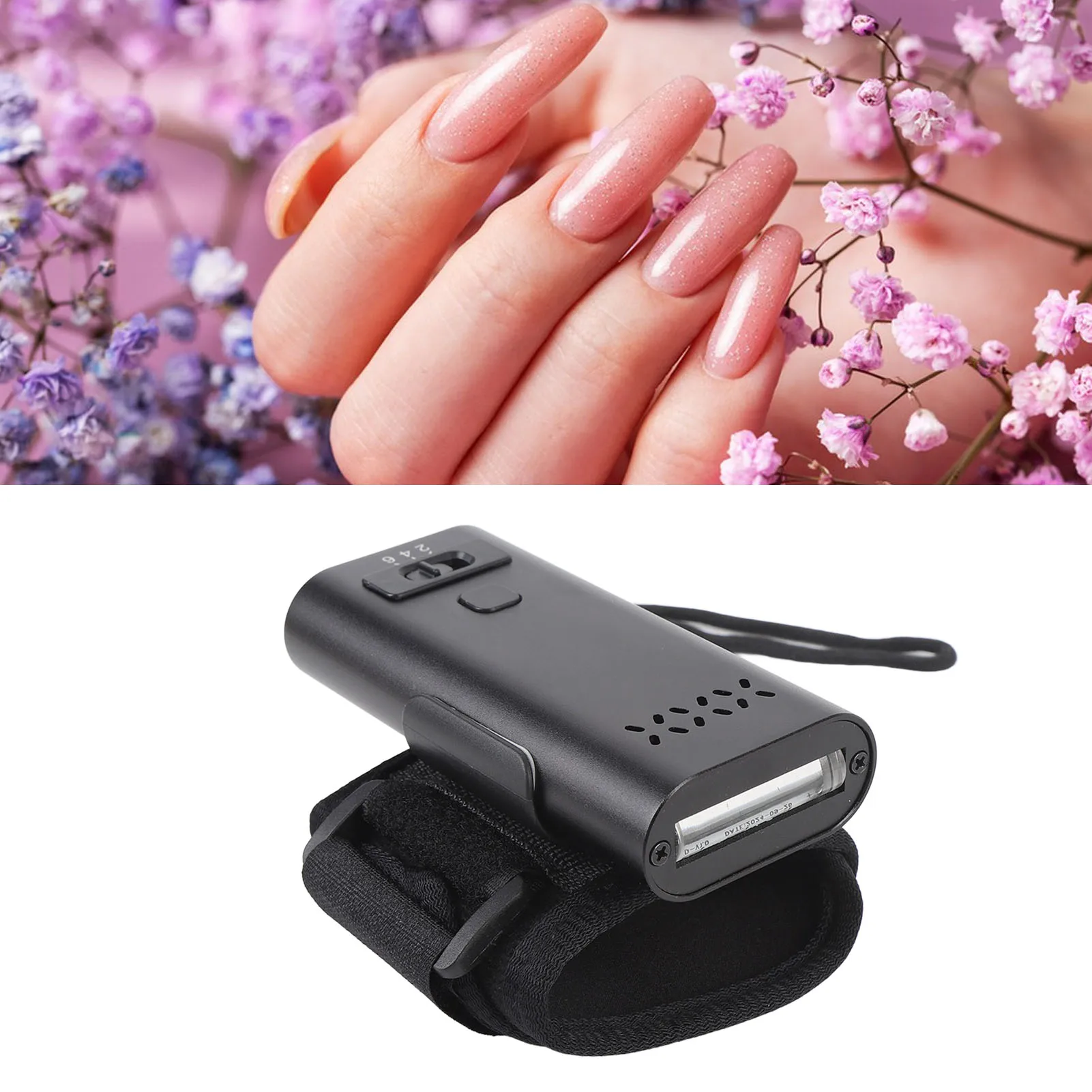 

Fast Curing Hair Extension Light 395nm 6W LED Hair Extension Light Aluminum Alloy Seamless Blending Rechargeable for Salon