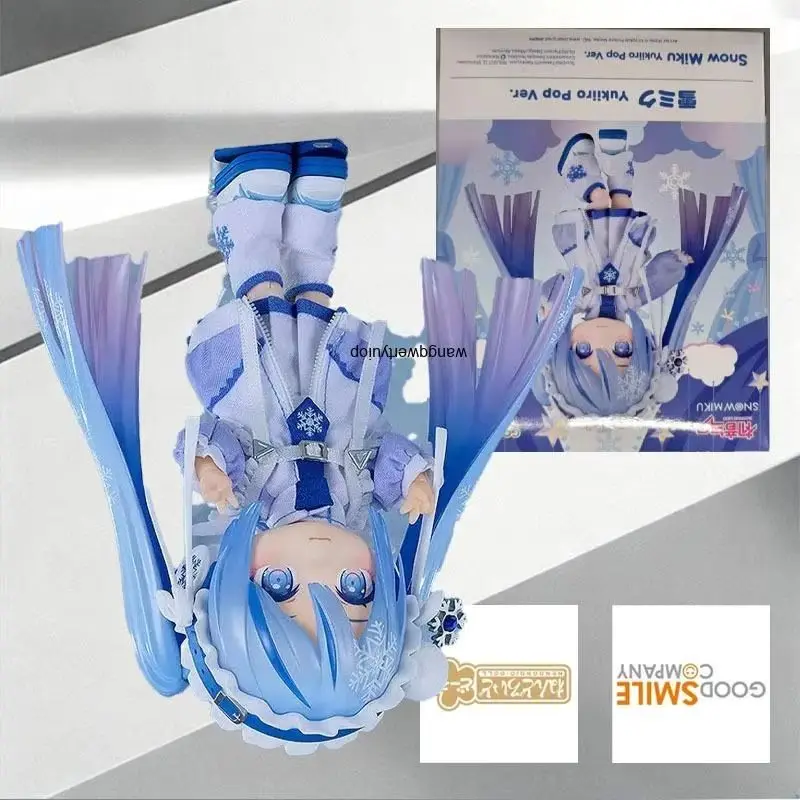 Good Smile Nendoroid Doll & Nendoroid Snow Miku Yukiiro Pop Hatsune Miku Vocaloid Anime Collectible Figure Toy 140mm