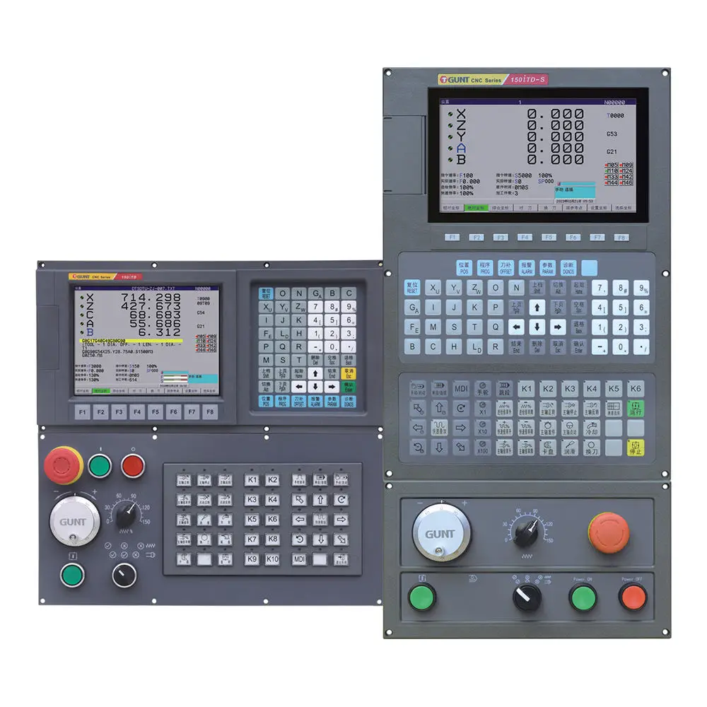 

GUNT-150iTD 2-5 Axis Lathe and Turning Milling Compound Numerical Control System CNC Controller