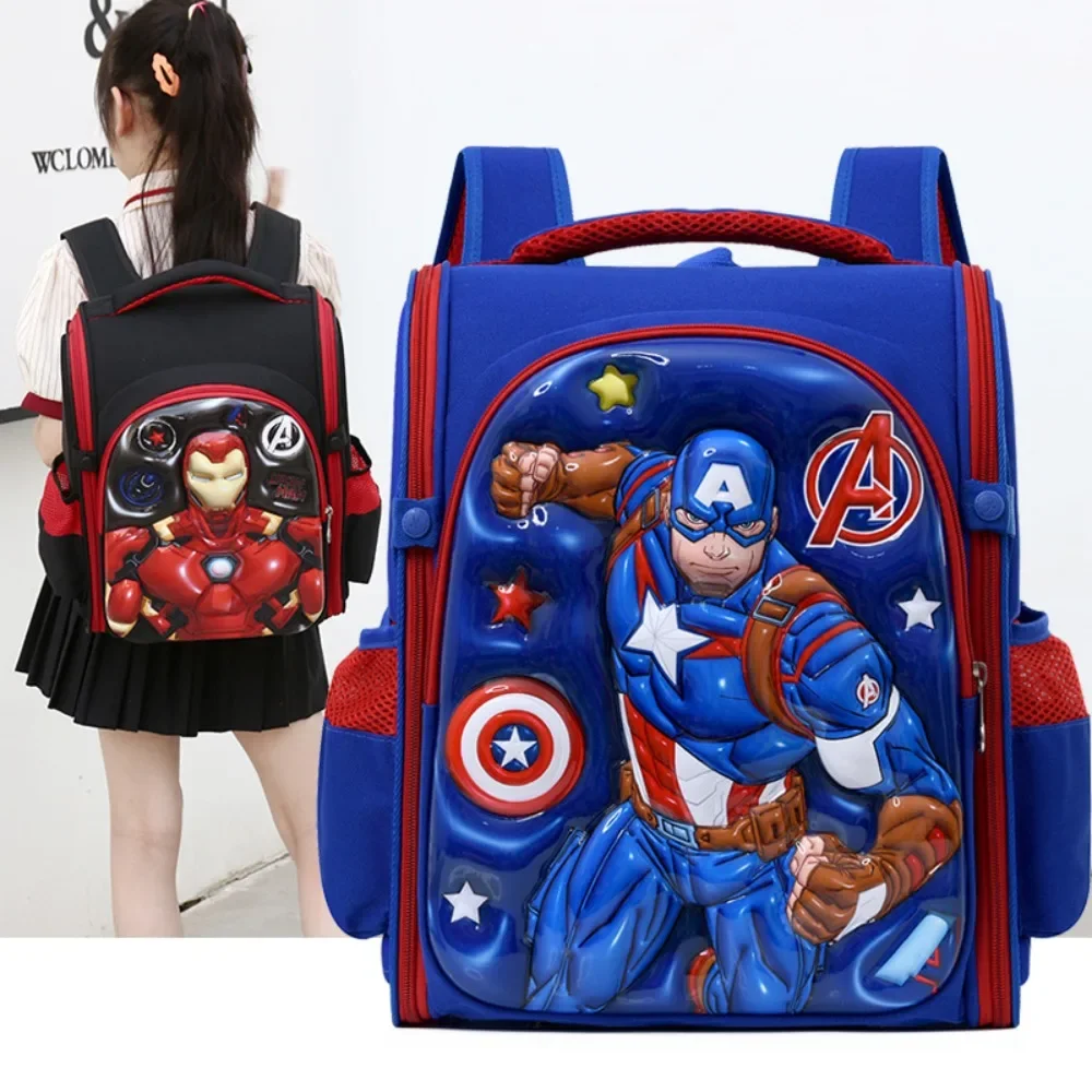 2024 Iron Man 3D PC Hard Shell School Bags Popular New Products Large Capacity Lightweight Safety Reflection Comfort Backpacks