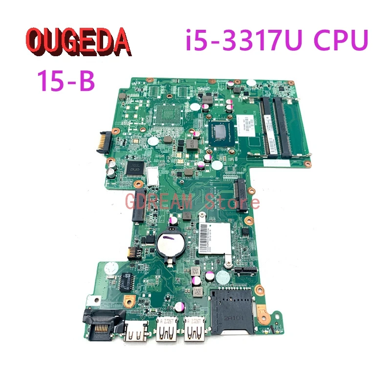 

OUGEDA DA0U36MB6D0 701694-501 703668-501 Main board for HP Pavilion 15-B Laptop Motherboard i5-3317U DDR3 full tested