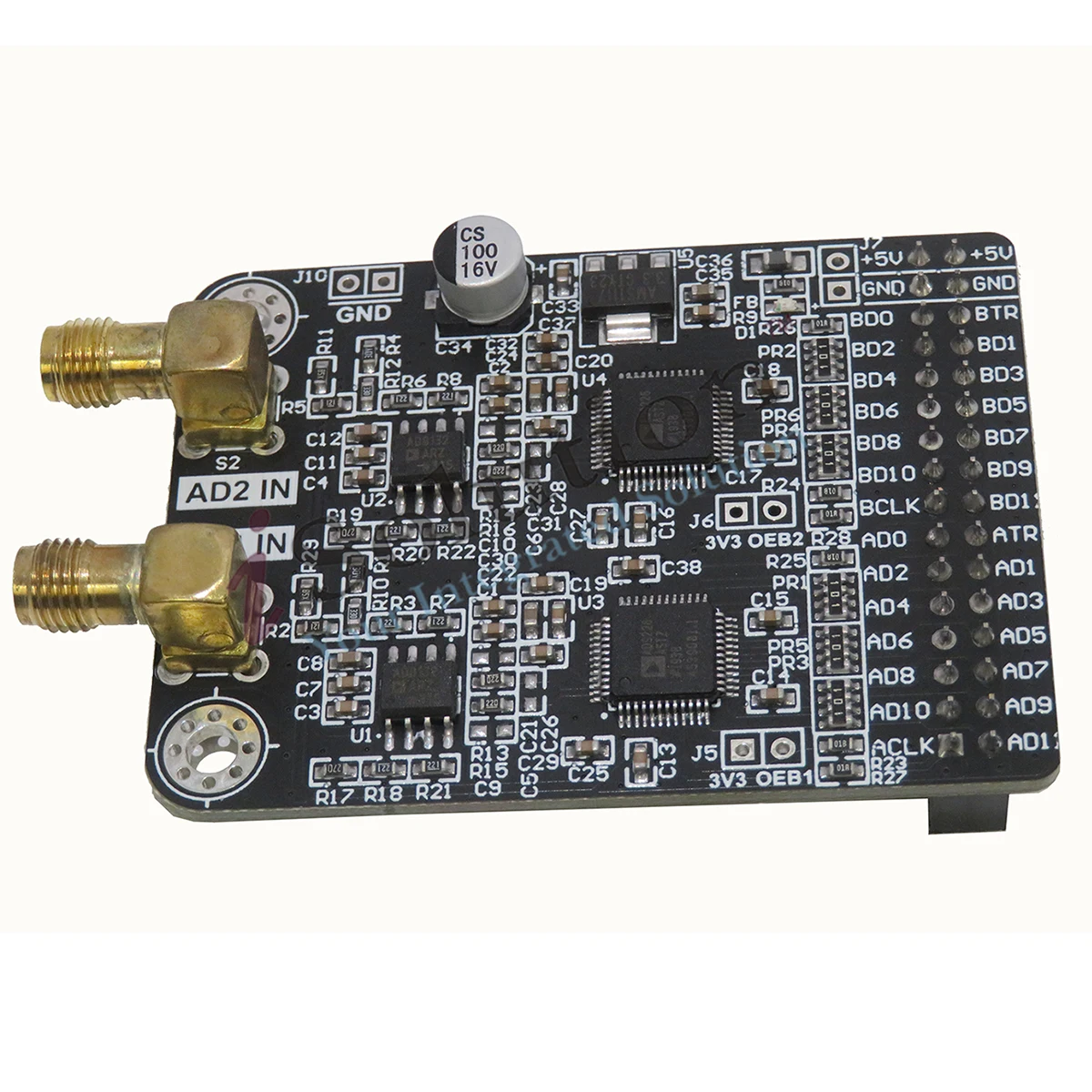 Dual High Speed AD Module AD9226 Parallel 12-Bit AD 65M Data Acquisition FPGA Development Board