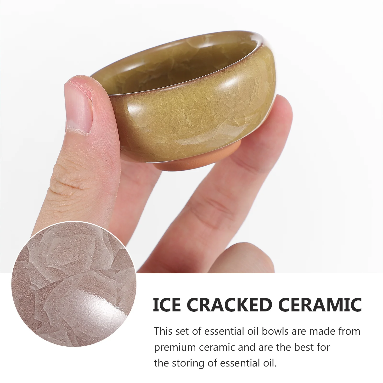 

6Pcs Essential Oil Blending Bowls Premium Ceramic Aroma Mixing Dishes for Beauty Salon Home Spa Storage and Decoration