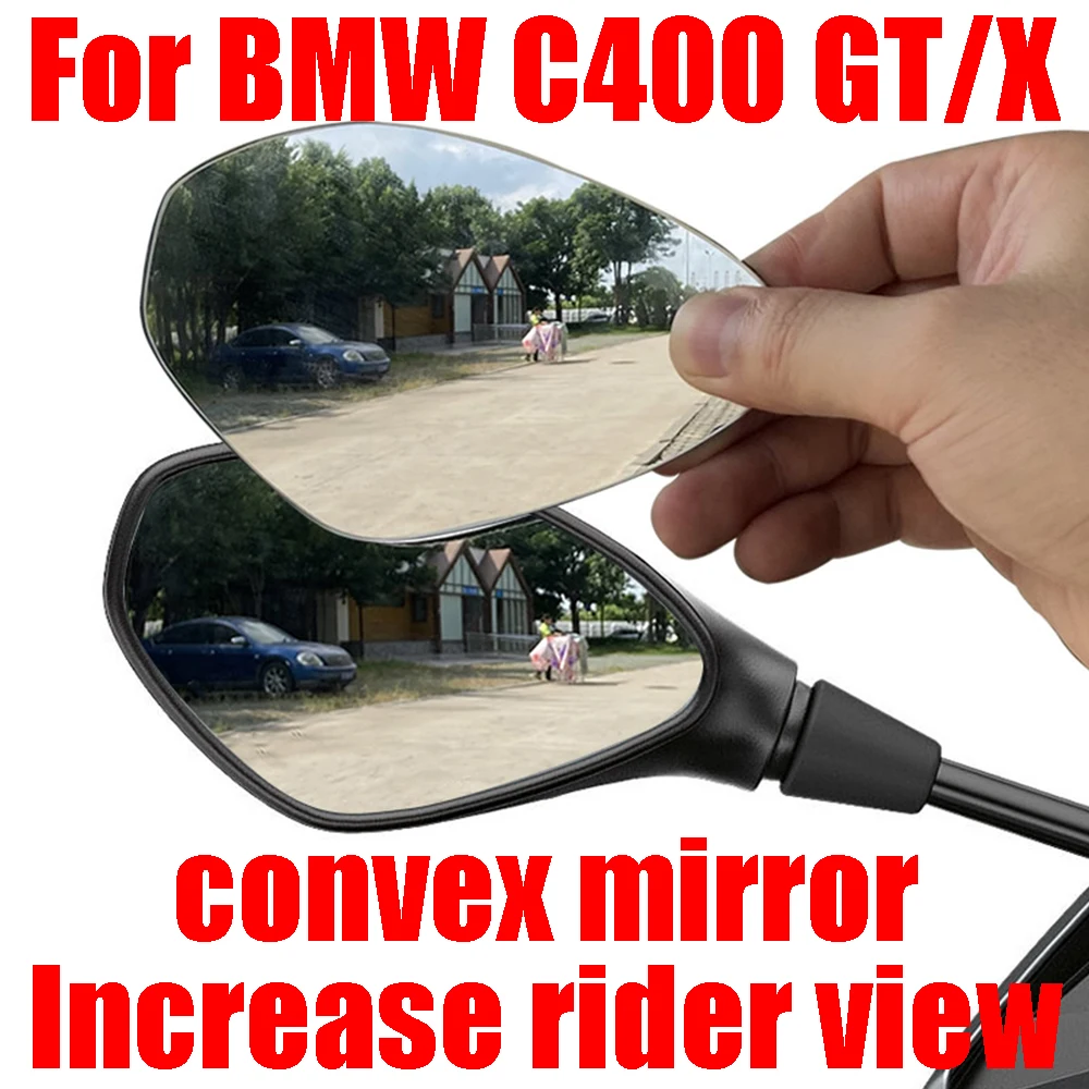 For BMW C400GT C400X C400 C 400 GT X 400GT 400X Accessories Convex Mirror Increase Rearview Mirrors Side Mirror View Vision Lens