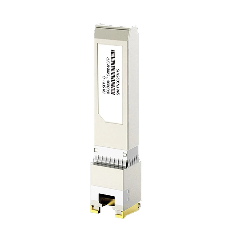 Fybrnet 10G RJ45 Медный модуль SFP+ 10GBase-Tx Ethernet Волоконно-оптический FTTH, совместимый с переключателем Cisco/Mikrotik/allied 30 м/80 м