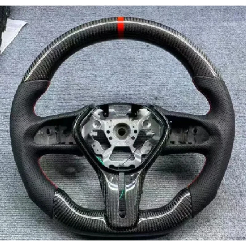 Premium Carbon Fiber Steering Wheel for Q60 Alcantara & Carbon Fiber Combo