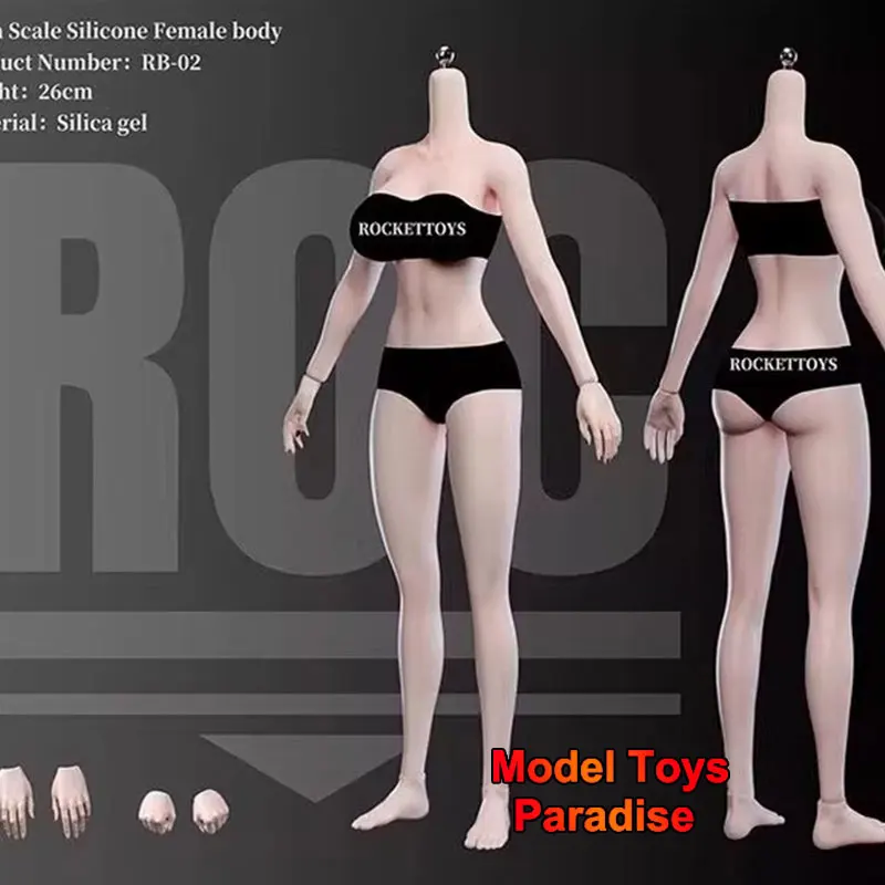 

ROCKETTOYS RB-02 1/6 женщина-солдат ультра подвижный бесшовный силиконовый макияж тела 25 см аниме фигурка тела