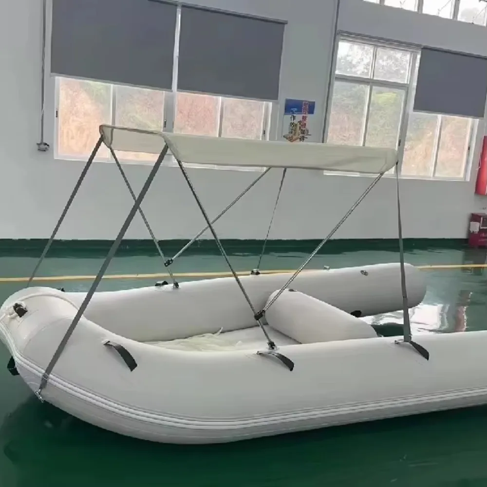 نفخ PVC زورق مقاومة للاهتراء قارب كاياك قابل للطي الاعتداء الصيد متعدد الأشخاص سميكة الصلب أسفل منتجع فندق الاستخدام #1