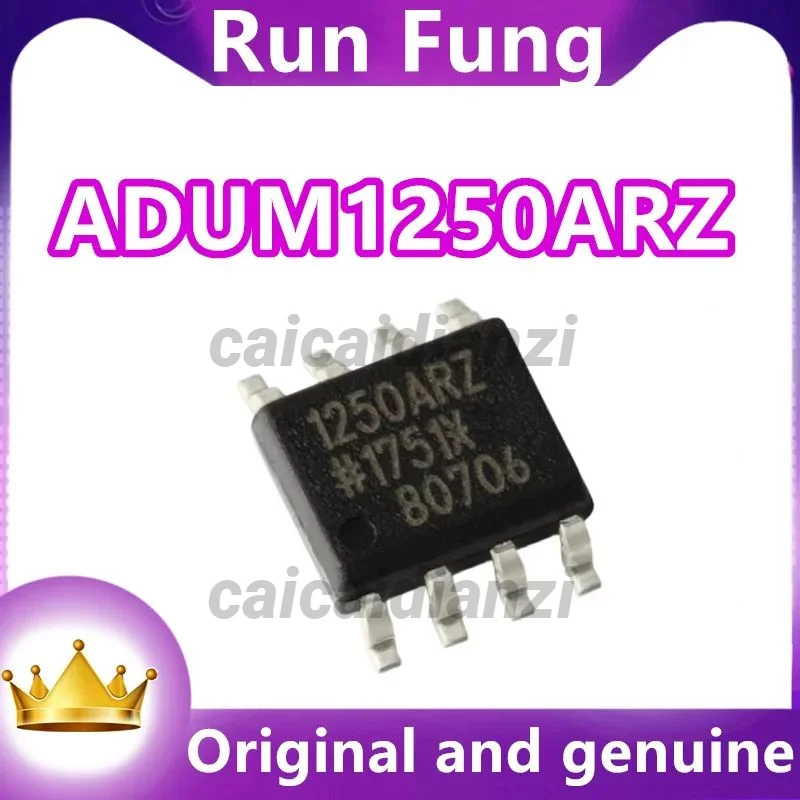 ADUM1250ARZ-RL7 ADUM1250ARZ  SOIC-8  I²C Digital Isolator 2500Vrms 2 Channel 1Mbps 25kV/µs CMTI  10Pcs/Lot  New Original