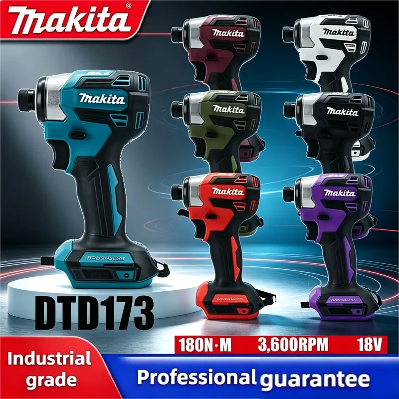 cacciavite-elettrico-brushless-multicolore-makita-18v-dtd173-2026-per-fai-da-te-e-miglioramenti-domestici-180nm-per-legno-e-bulloni-modalita-t