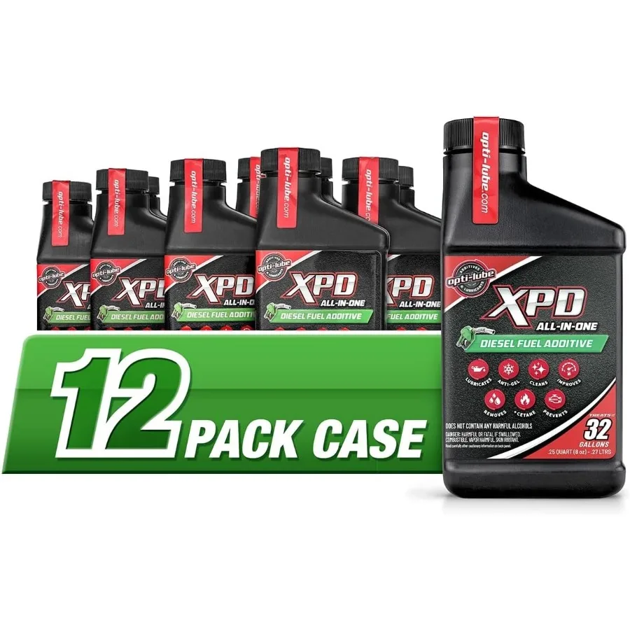 XPD AllSeason مضاف وقود الديزل 8 أونصة زجاجات 12 عبوة
