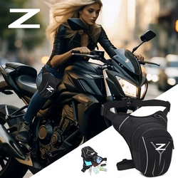 For Kawasaki Z650 Z750 Z800 Z900 Z1000 Z250 Z400 Motorcycle Waterproof Drop Waist Leg Bag Thigh Belt Hip Bum Military Tactical