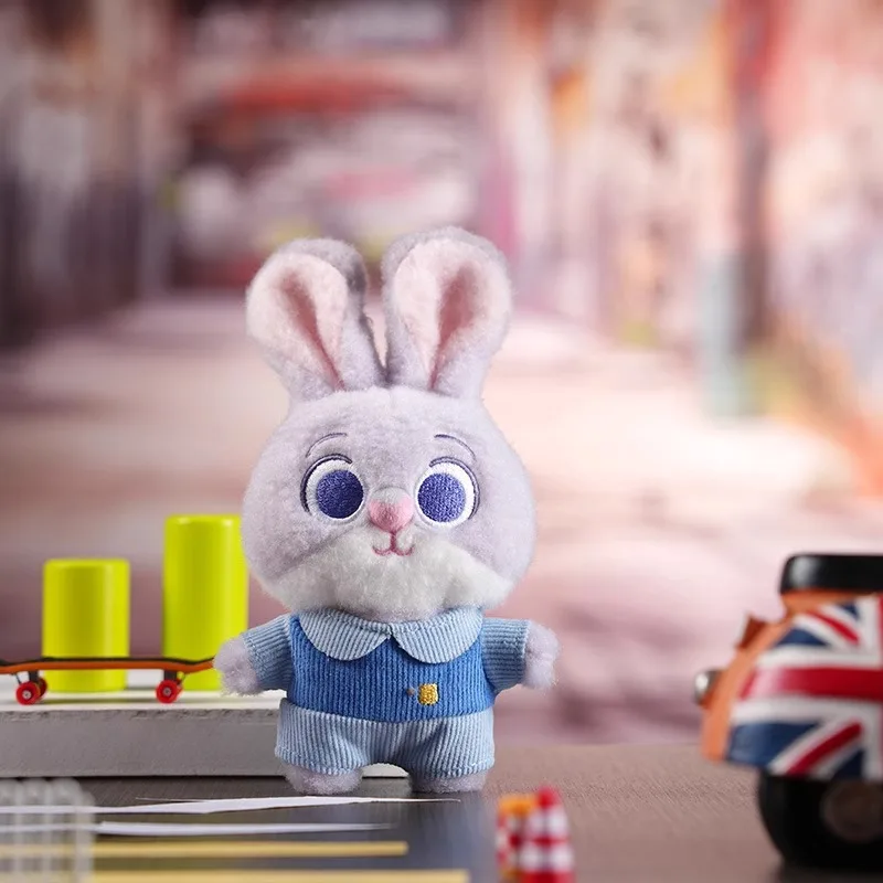 Caliente Kawaii Disney Zootopia 2 mochila de felpa colgante juguete Nick Judy dibujos animados lindo llavero de muñeca regalo de cumpleaños y Navidad para niños