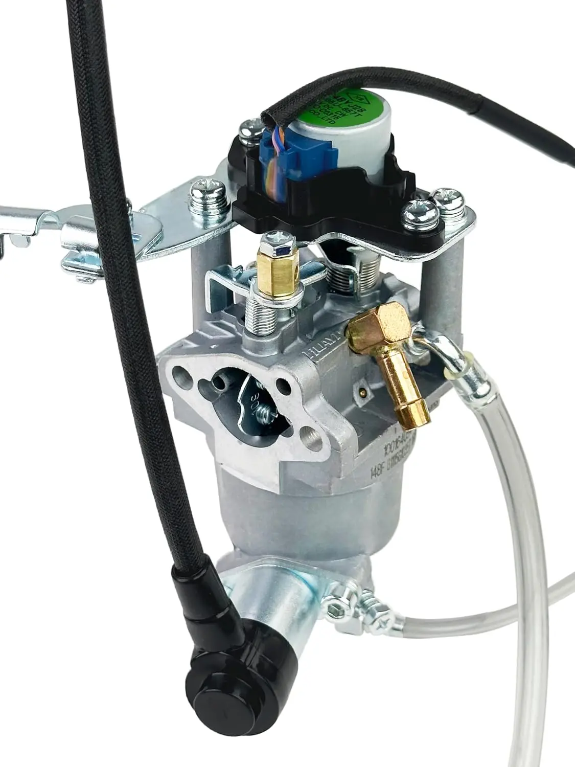100160764 Carburetor for Champion 2500 Watt 201122 200961 For 200962 Dual Fuel Inverter Generator with Solenoids and Stepper Mot