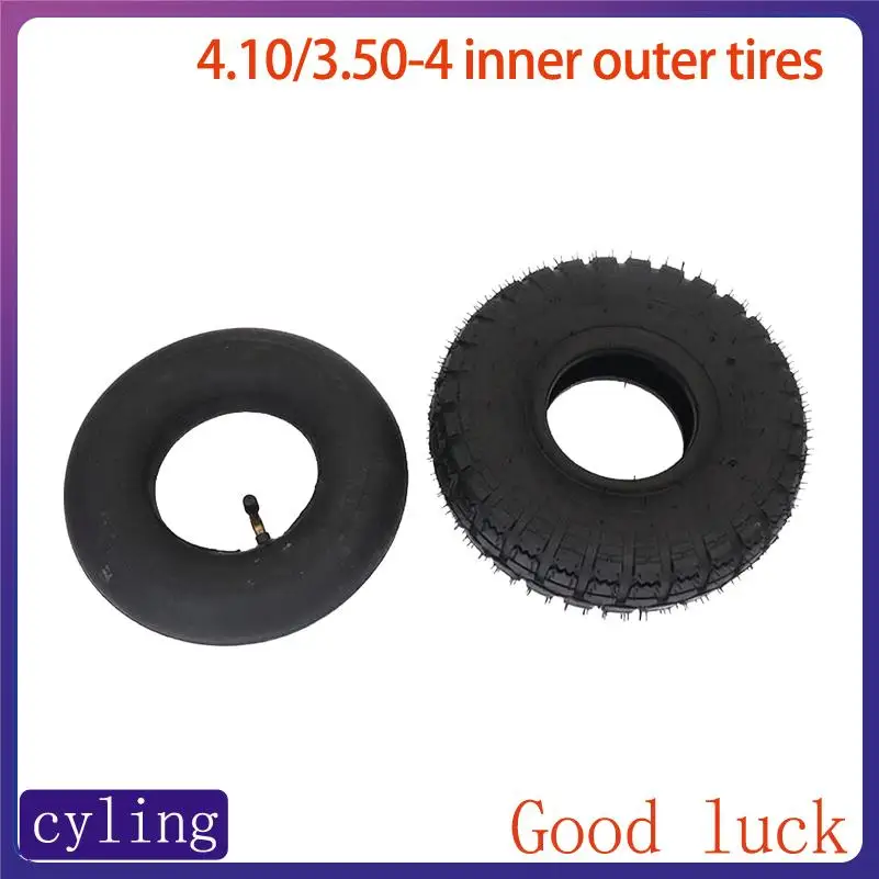 

4.10/3.50-4 Pneumatic Inner Tube and Outer Tire for Electric Scooter Wheel Repair and Replacement