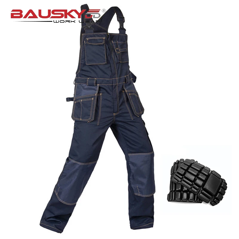 High Quality Working Coverall  Workwear Multi-pockets Functional Overalls Men Work