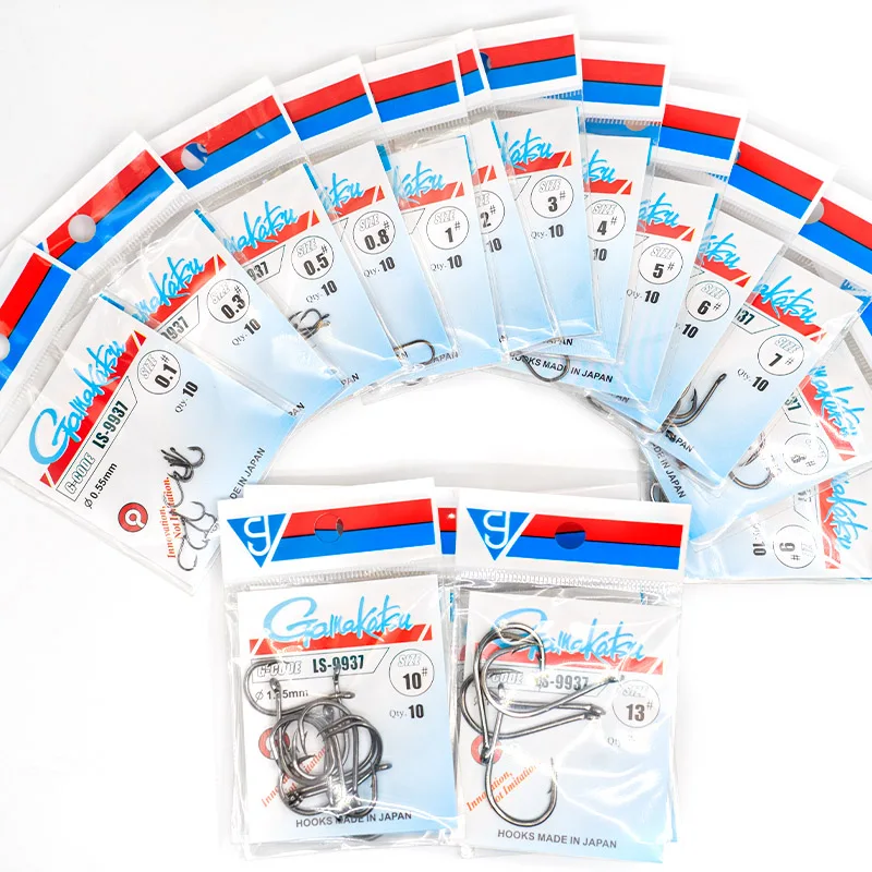 Gamakatsu LS-9937 ตะขออุปกรณ์ตกปลาตะขอตกปลาทะเลปลาหมึกวงกลม Assist Hook ตะขอตกปลาน้ําเค็มหัว Pesca