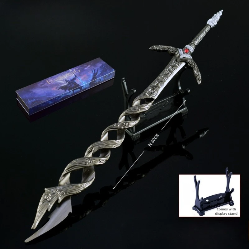 Juego Eldenn de 30cm, caza periférica, oración divina, armas de espada grande, modelo, caja de regalo, edición Katana, adorno coleccionable, regalo para niño