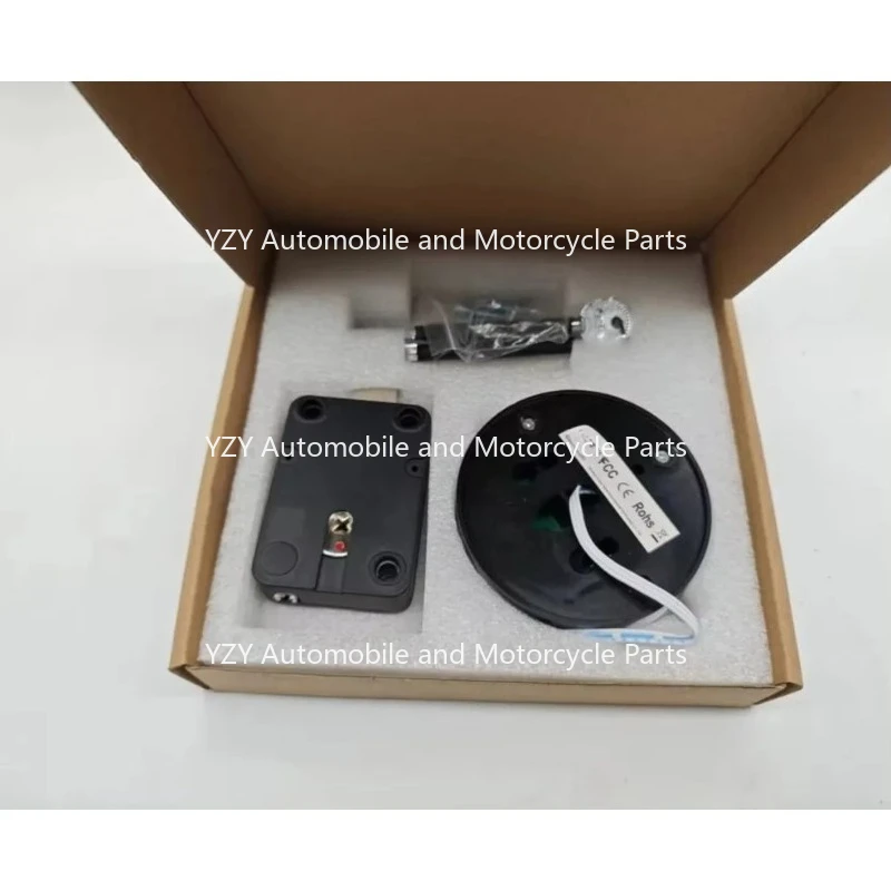 

Safe Electronic Lock Solenoid Lock & 2 Master Key Override W/Chrome KEYPAD Brand New