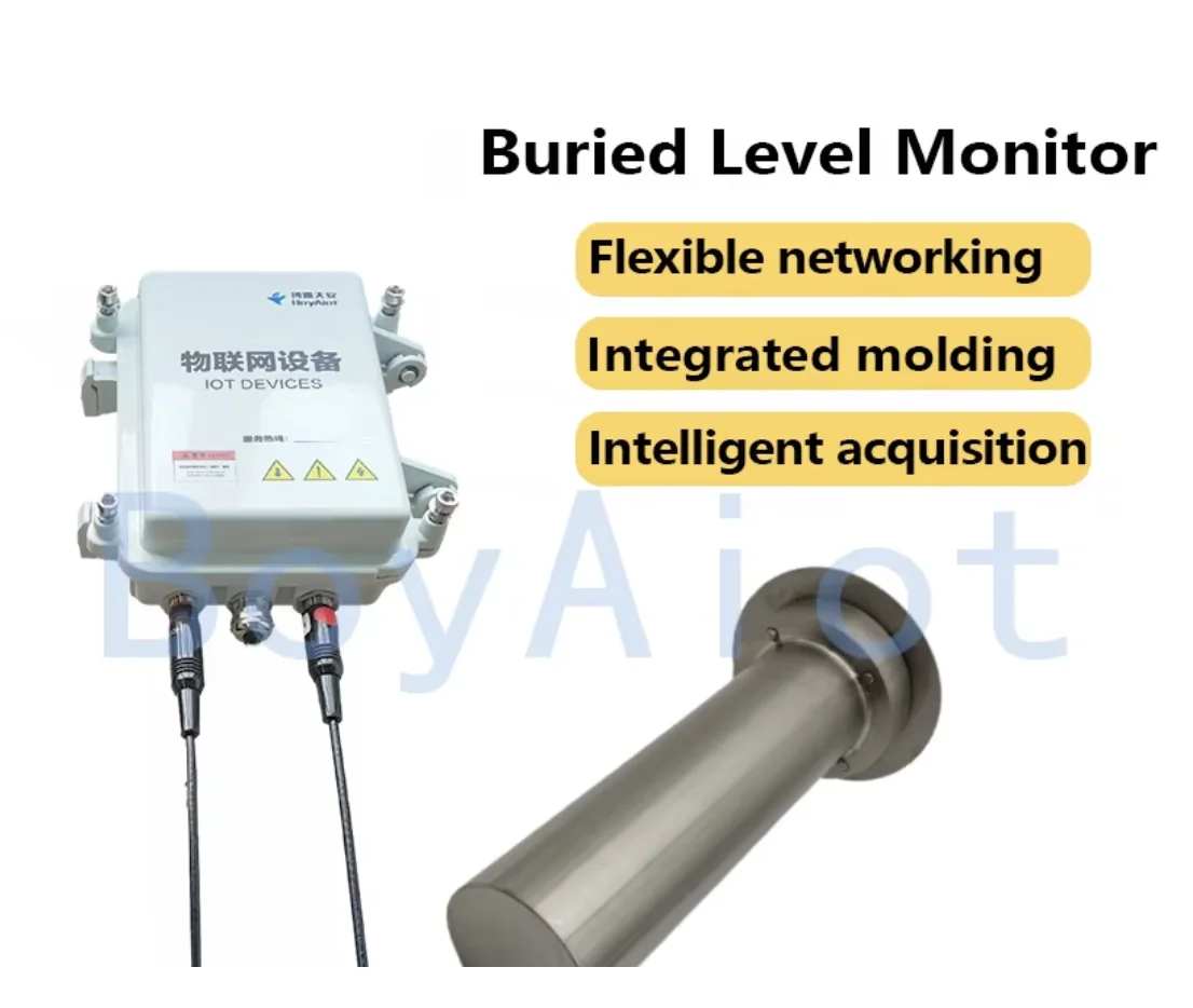 BOY-WR03-LR Terminale di telemetria Lora in acciaio inossidabile Trasmissione remota Area superficiale dello strumento di monitoraggio del livello dell'acqua urbano