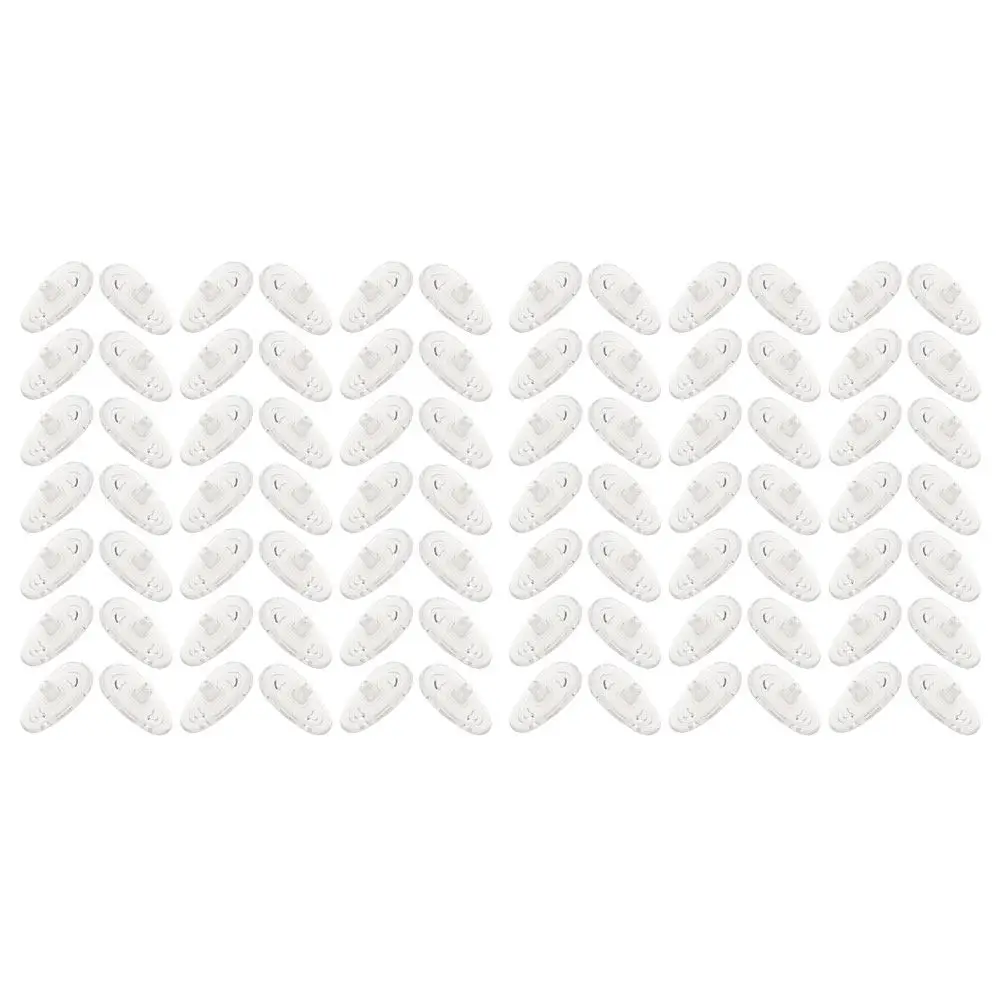 100 Pairs Glasses Eyeglasses Nose Pad Covers Pads Silicone Replacement