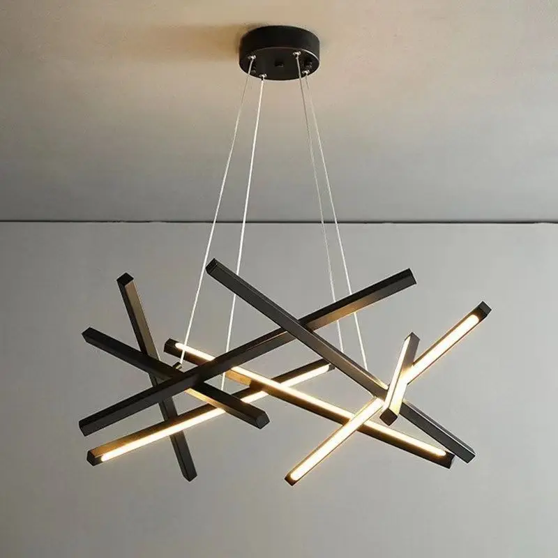 

Nordic Living Room Chandelier Modern Simple Creative Personality Restaurant Ceiling Chandelier Luxury LED Home Decor Chandeliers