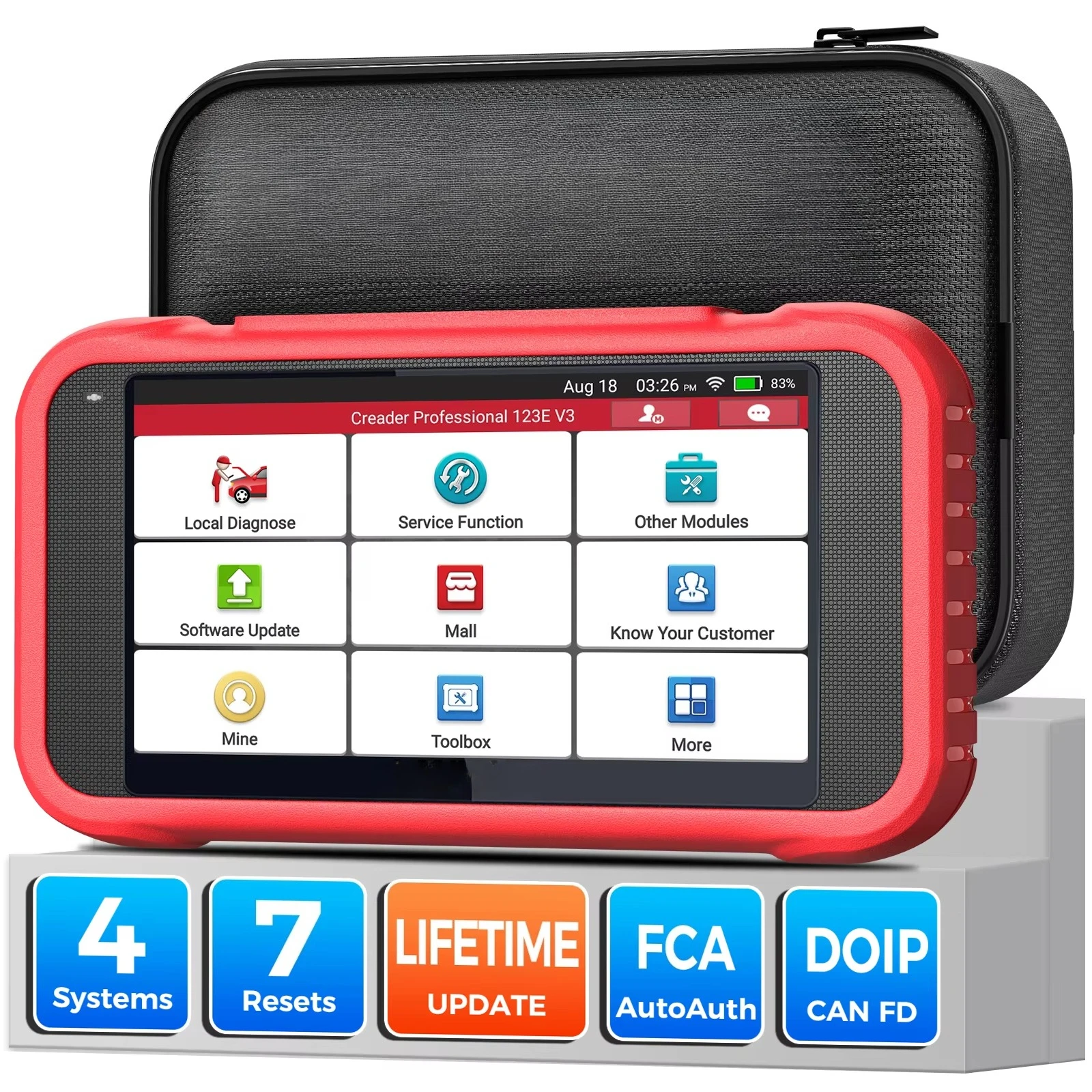 2026 Newest Elite CRP123E V3.0 Four System Obd2 Scanner Eng/Abs/Srs/At Diagnostic Tool Universal Free Update for All Cars