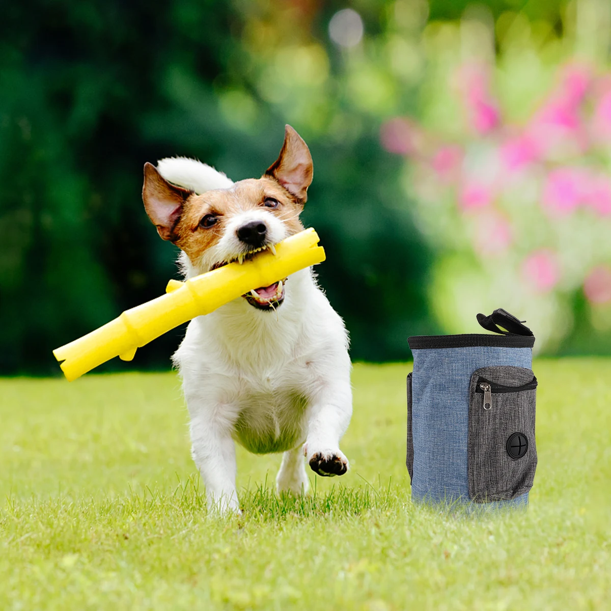 

1pc Treat Pouch Large Capacity Adjustable Waist Belt For Dog Training Puppy Obedience Agility Fun Pet Supplies Dog Snack Carrier