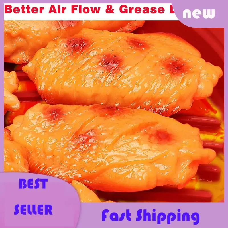 

Necessary Air Fryer Silicone Liners 8.5Inch For 5 To 8 Qt Reusable With Divider Foldable Air Fryer Silicone Pot Non-Stick