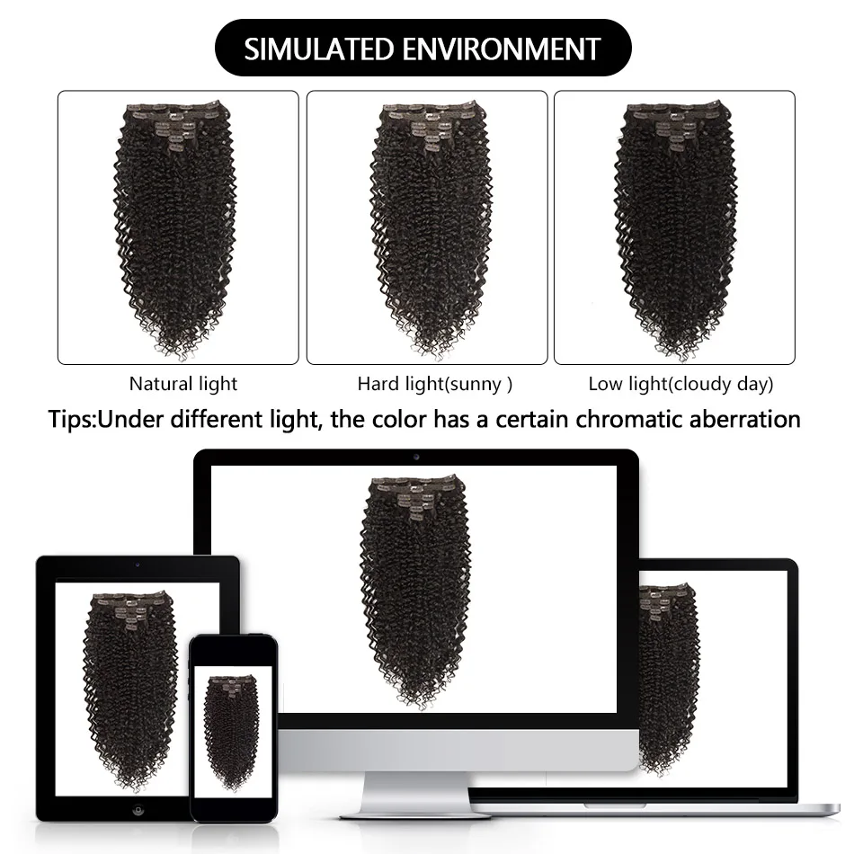 Synthetic Long Wavy Clip In Hair Extensions 6pcs/set Clip In Hair Extensions 20inch Black Brown Blond 200grams Thick Hairpieces