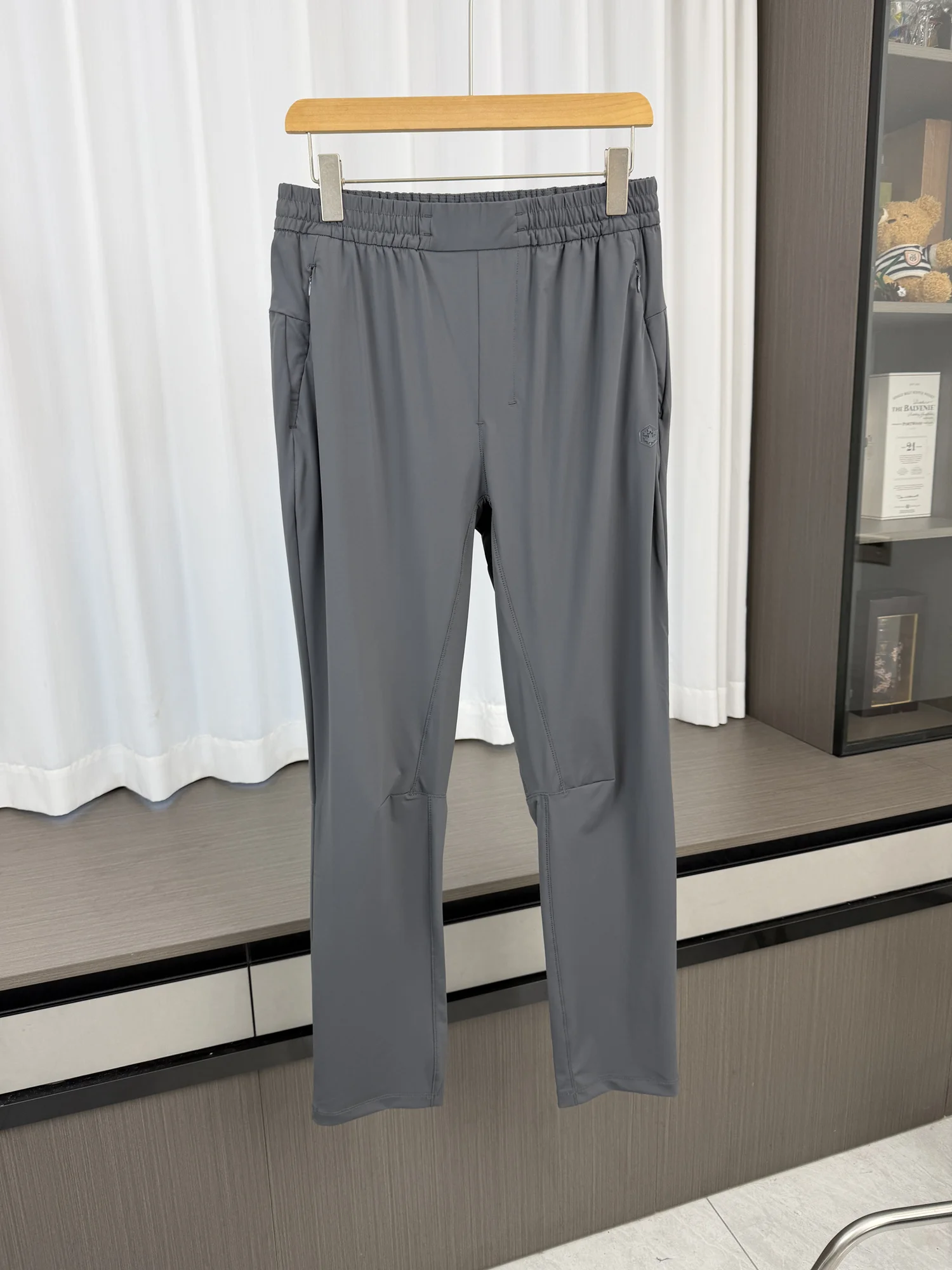 Daily Need Smooth Draping Men's Spring Summer Outdoor Lightweight Quick Dry Sport Casual Pants Straight Leg mid Waist