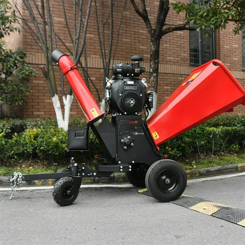 È adatto per il taglio del frantoio dei rami 12 cm che schiacciano il frantoio dei rami dei frutteti di paglia di bambù paesaggistico personalizzabile