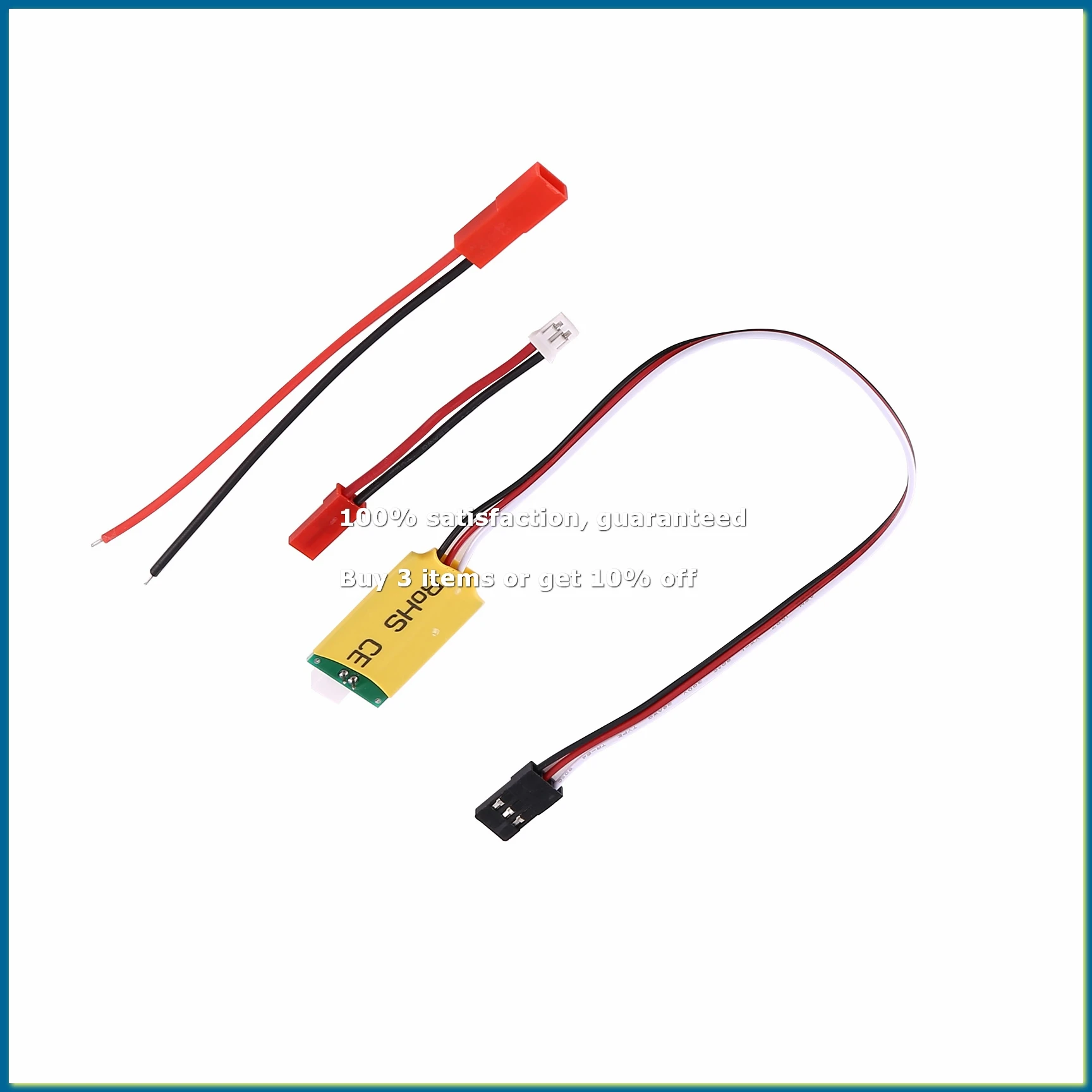 9Pack X(Winch Control Cable Winch 3CH Control Line for B14 B24 C14 C24 C34 MN D90 D91 D99 RC Car Parts Accessories) view 2