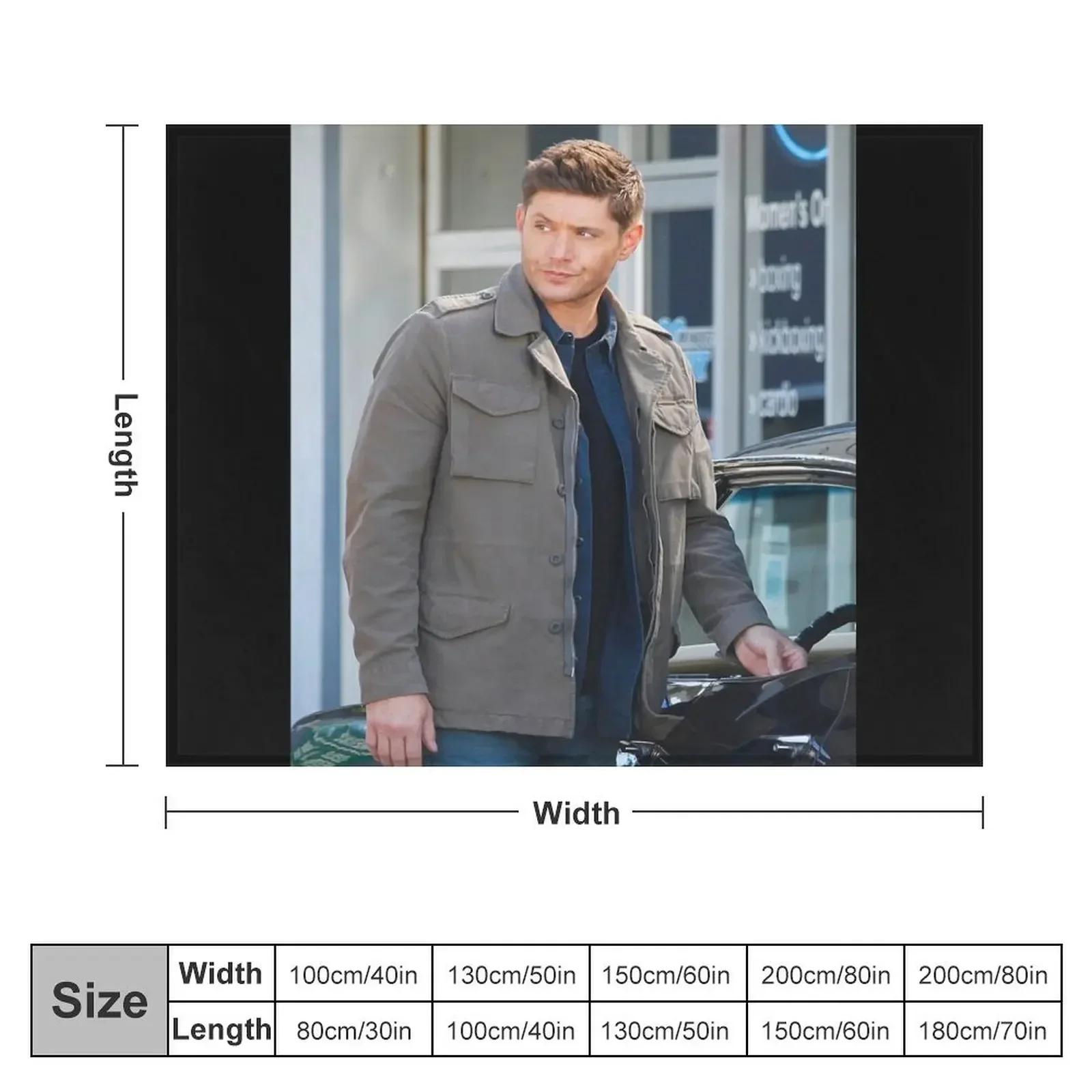 Jensen Ackles Throw Blanket blankets ands Flannel Fabric funny gift Extra Large Throw Blankets