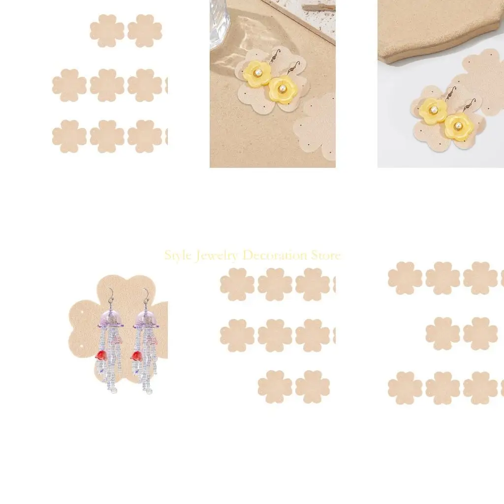 

D46E 10pcs почувствовали, что ювелирные подушки для хранения предотвращают запутанные организаторы, которые испытывают текстуру