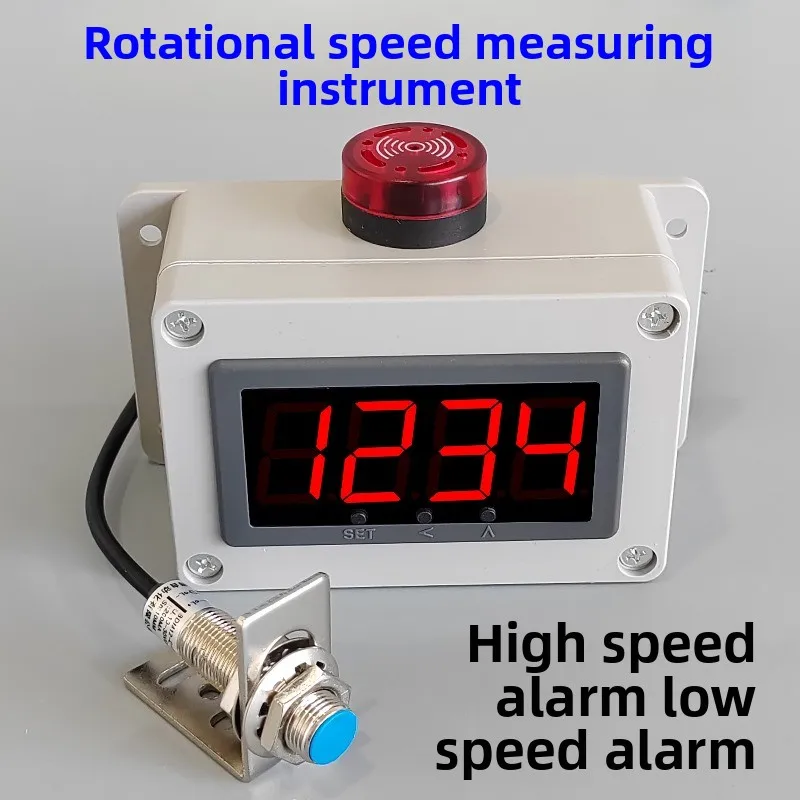 Speed sensor Motor speed meter Electronic digital display Hall induction Stop low