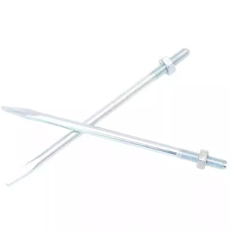 5/10/20 قطعة M6 M8 M10 الزنك مطلي الكربون أنابيب الصلب المشبك الأظافر بولي كلوريد الفينيل Tupe المشبك مسمار تمديد مسامير البراغي