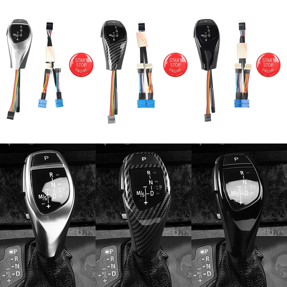 

For BMW X3 E83 2004 2005 2006 2007 2008 2009 2010 Replacement LED Gear Shift Knob Panel Car Interior Modification Accessories