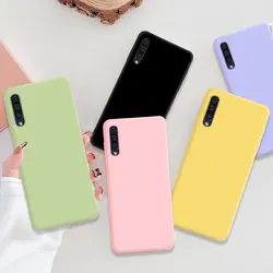 For Samsung A70 Case Liquid Soft Silicone TPU Back Cover For Samsung Galaxy A70 Phone Cases For SamsungA70 Fundas Coque