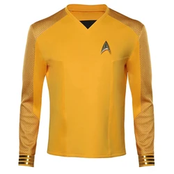 Star Treks Strange New World Captain Pike Long Sleeve T-Shirt Starfleet Uniform