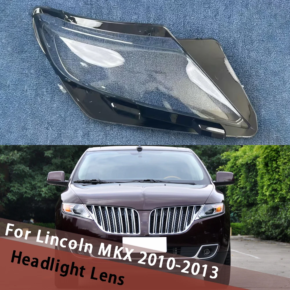 

For Lincoln MKX 2010-2013 Car Front Headlight Lens Cover Lampshades Lamp Shell Headlight Shell Lens Mask Housing Lamp Caps