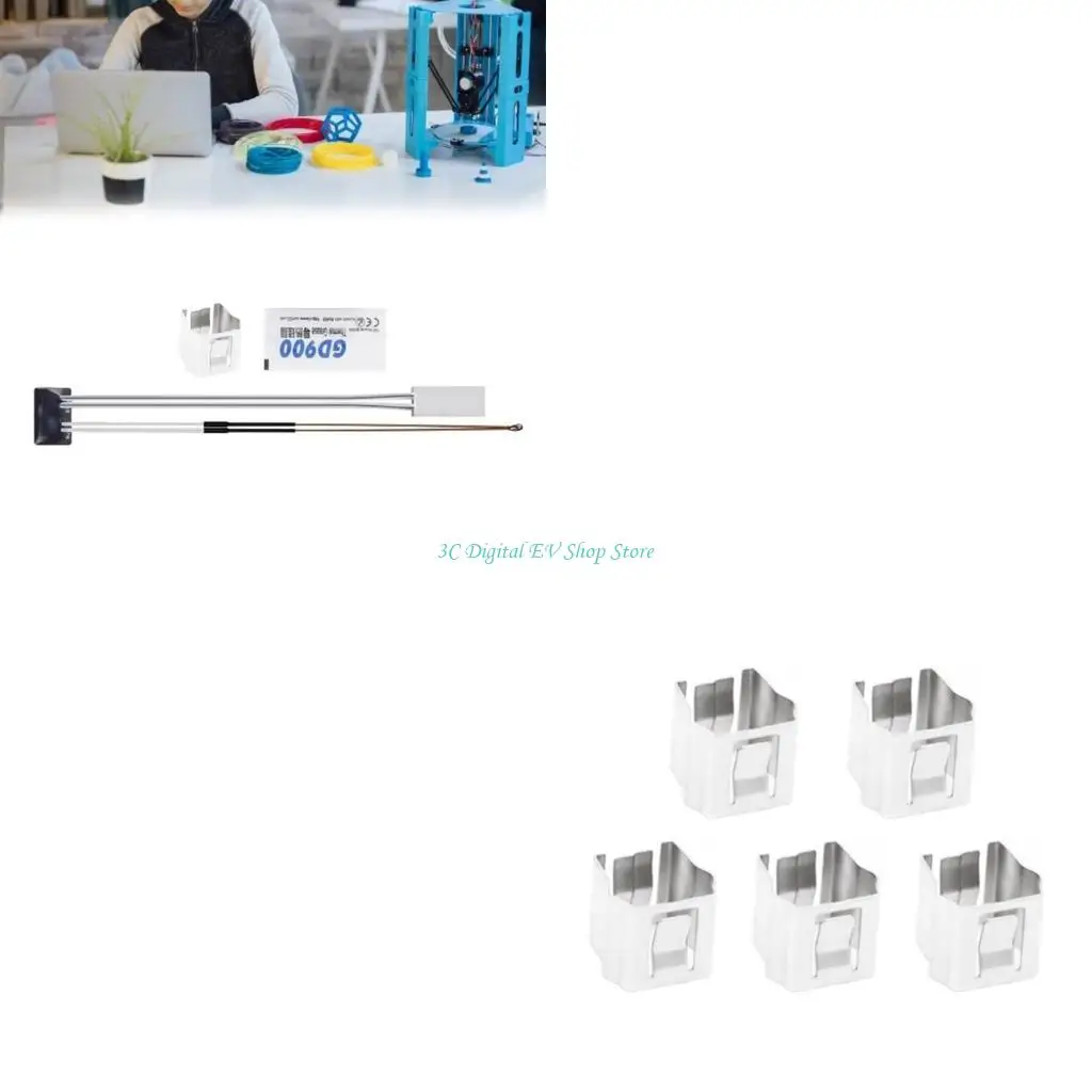 

E74D 3D Printer Accessory For P1P P1S For X1 X1C Thermistor Ceramic Heating Plate for Extrusion Head Hot End