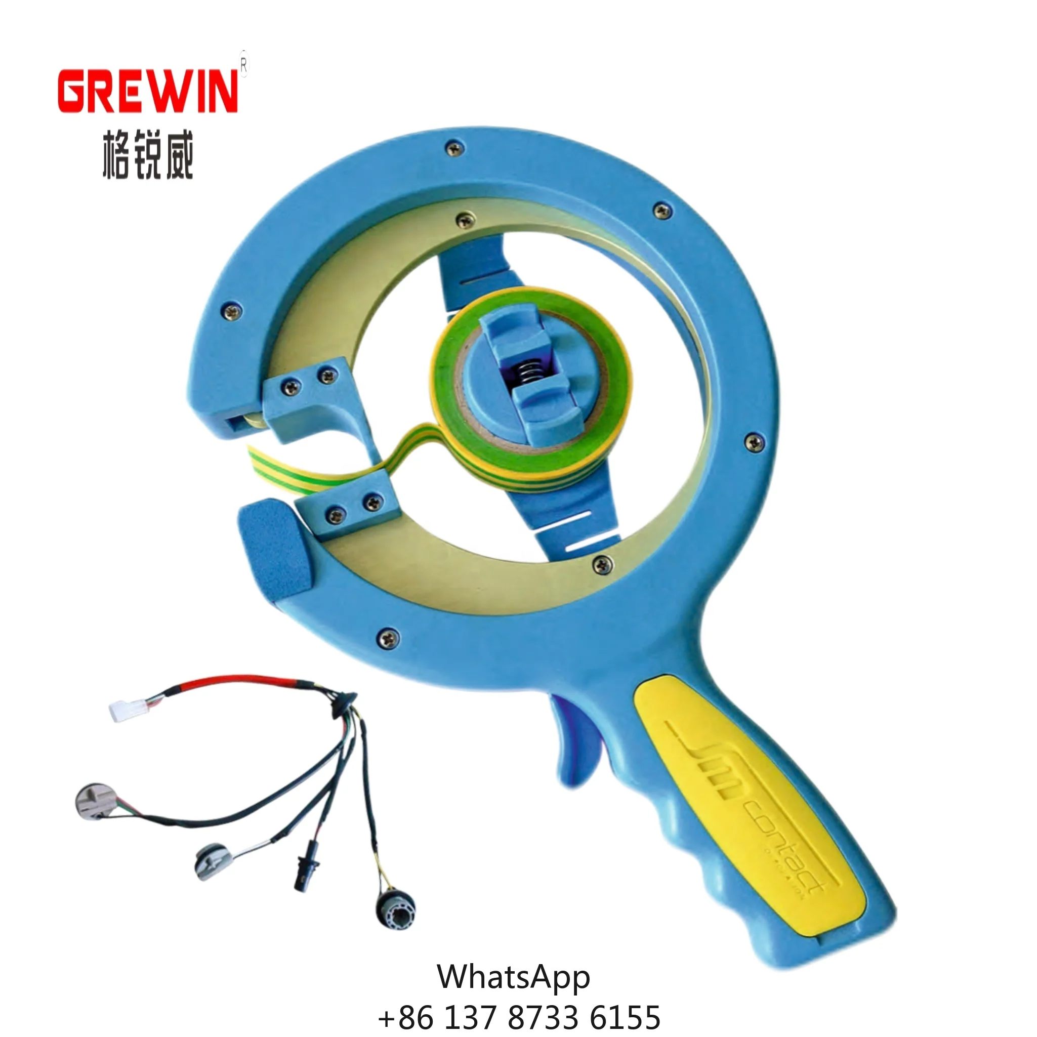 

Hand-held Manual Wire Tape Winding Machine For Wiring Harness Wrapping Tapping Cable Manufacturing Equipment GRW-01X