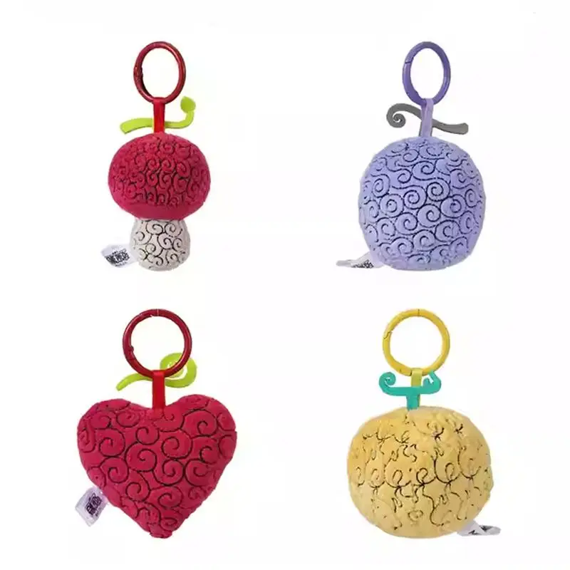 

Kawaii Onepiece Anime Hobby Mera Mera No Mi Cartoon Plush Fruit Ornament School Bag Pendant Birthday Gift