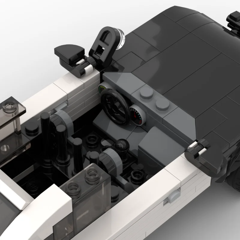 MOC 1995 Police Interceptor Speed Champion Classic Car Model Racing Children's Toy Gift Technology Building Blocks