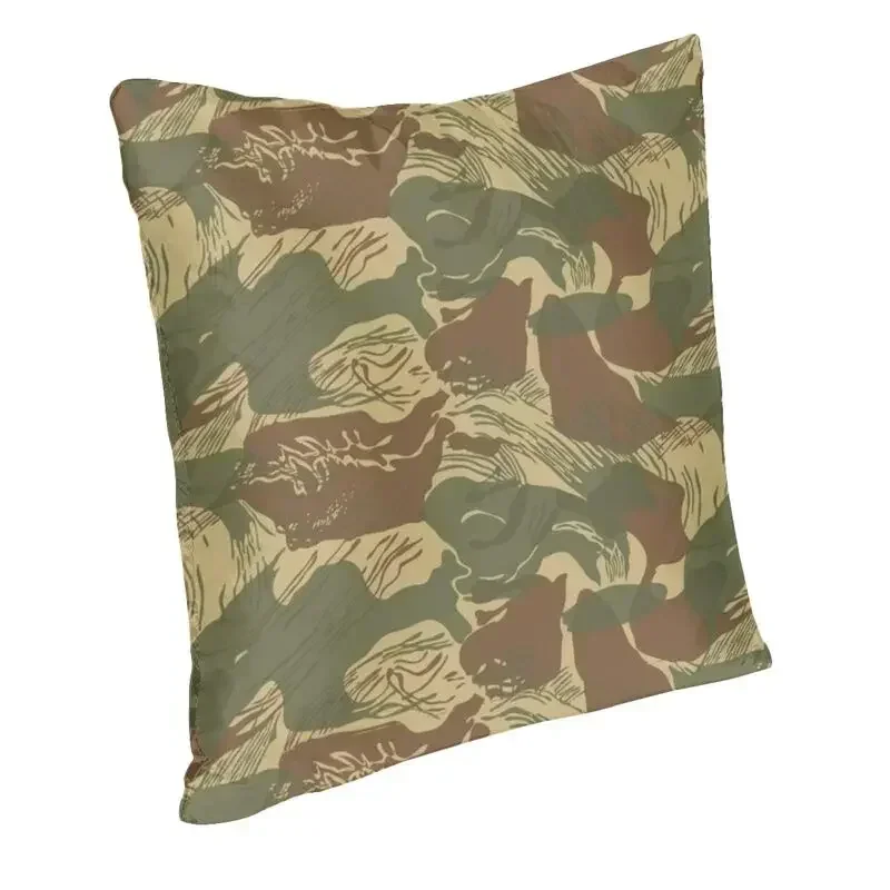 Rhodesian Army Camo Pattern Square Pillow Case Decoration Military Army Camouflage Cushion Cover Throw Pillow for Sofa Printing