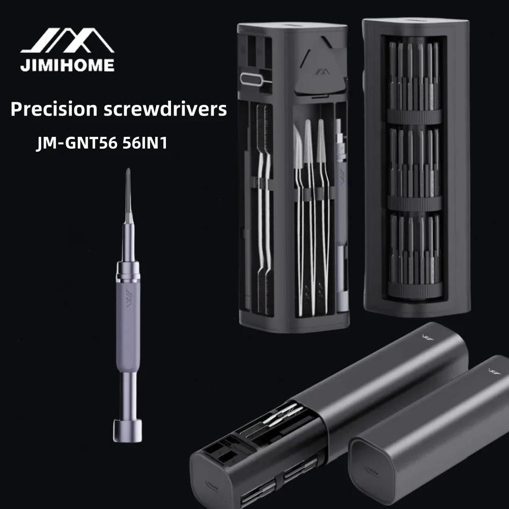 

JIMIHOME 56 in 1 Precision Screwdriver Set Pop-up Case Portable Manual Screwdriver Set for Remove The Small Screws