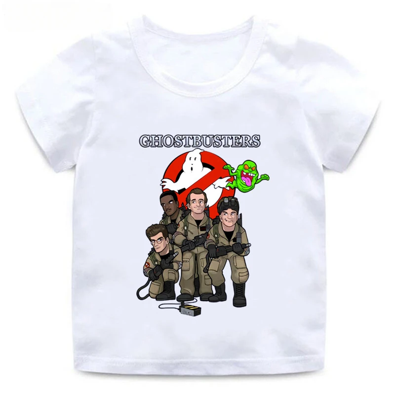 Hot Sale Summer Kids T-Shirts Old School Ghostbuster Stay Puft Cartoon Baby Girls Clothes Boys T shirt Children Tops,HKP5224