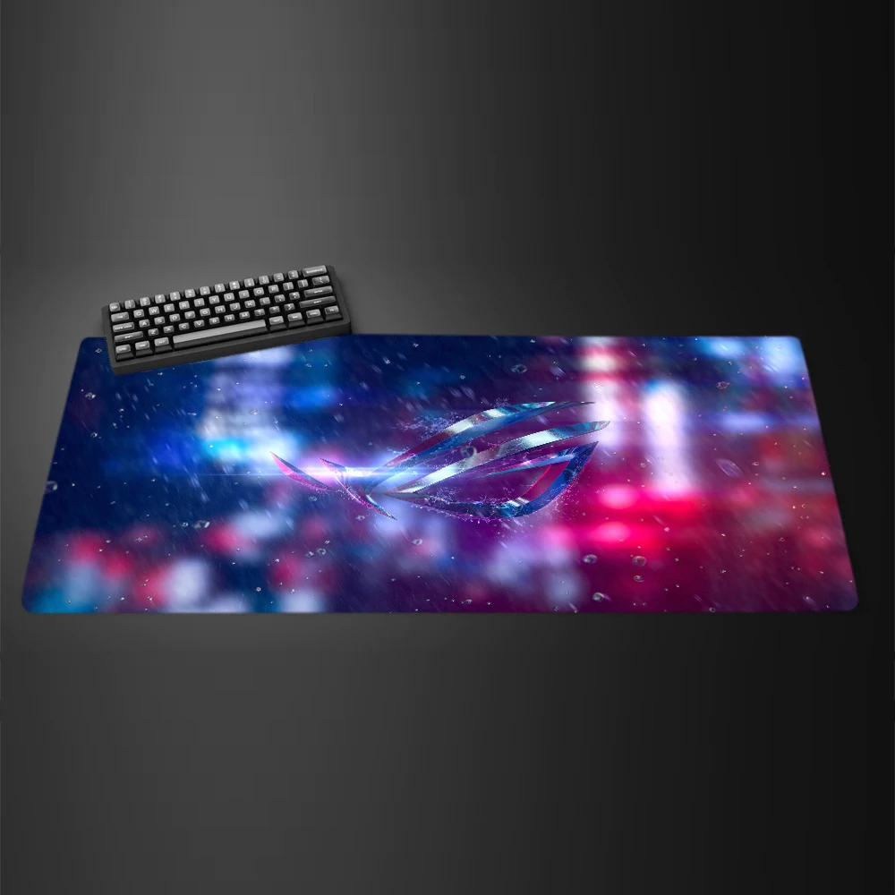 New XXL ROG gaming mouse pad keyboard desk pad 900×400 mm anti-slip suitable for office home gamers e-sports